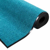 Doormat Cyan and Black 120 x 300 cm 100% Polyamide 4100750