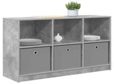 Sideboard with Drawer Concrete Grey 102 x 32 x 73.5 cm 8000519