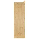 Wardrobe "Corona" 151,5x52x170 cm Solid Wood Pine 4005663
