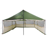 Family Tent Green 600 x 400 x 268 cm Polyester and Steel 42028603