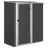 Garden Shed Anthracite 180.5x97x209.5 cm Galvanised Steel 150905
