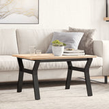 Coffee Table Legs Y-Frame 70x60x43 cm Steel 357921