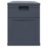 Garden Storage Box 320 L Black 45688