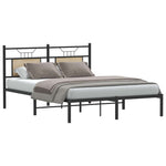 Bed Frame without Mattress Sonoma Oak 137x190 cm Engineered Wood 4106791