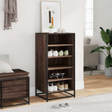 Shoe Rack Brown Oak 48x38x97.5 cm Engineered Wood 849208