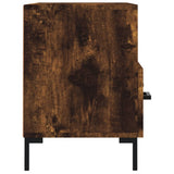 TV Cabinet Smoked Oak 80x36x50 cm Engineered Wood 828977