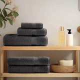 12 Piece Premium Towel Set SOLUND Anthracite 600 gsm 137571
