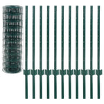 ZNTS Euro Fence Steel 20x0.8 m Green 142810