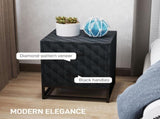 Bedsides Set of 2, Modern Bedside Nightstand with 2 Drawers, Bedside Cabinet Sofa Side T3398P344439