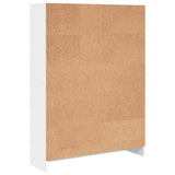 Bookcase White 80x24x109 cm Engineered Wood 857835