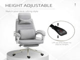 Office Chair, Ergonomic Desk Chair, High Back Fabric Work Chair with 160&deg Reclining Backrest, T3398P328209