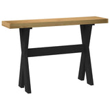 Console Table NOAIN X-Shaped Legs 120x30x75 cm Solid Wood Pine 4100037