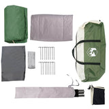 Family Tent Tunnel 6-Person Green Waterproof 4009572