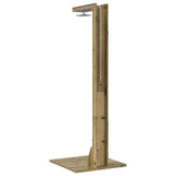 Outdoor Shower 210 cm Impregnated Pine Wood and Stainless Steel 886359