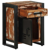 Bedside Cabinets 2 pcs Multicolour Solid Rough Wood Mango 4013562