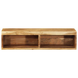 Wall-mounted TV Cabinet 80x30x19 cm Solid Wood Acacia 4017478