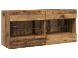 TV Wall Cabinet Old Wood 98.5 x 30 x 60.5 cm Engineered Wood 8000985