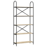 Bookshelf Sonoma Oak 80 x 30 x 183 cm Engineered wood 879888