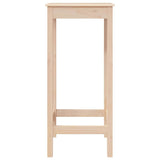 Bar Table 50x50x110 cm Solid Wood Pine 833263