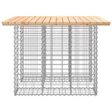 Garden Table Gabion Design 100x102x72 cm Solid Wood Pine 834371