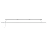 Manual Retractable Awning Yellow, Grey and White 5 x 3 m 3420336