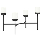 Flower Stand White 125 x 55 x 81 cm PP and Steel 42033401