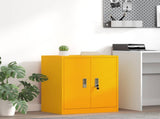 Storage Cabinet Mustard Yellow 60 x 40 x 70 cm Steel 891721