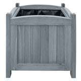 Garden Raised Beds 2 pcs 30x30x30 cm Solid Firwood 310041