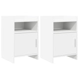 Bedside Tables 2 pcs White 40 x 36 x 60 cm Engineered Wood 8011036
