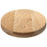 Table Top 80x40x4 cm Solid Wood Oak Oval 4009041