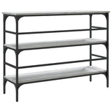 Console Table Grey Sonoma 100x32x75 cm Engineered Wood 839051