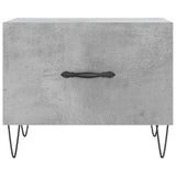 Coffee Tables 2 pcs Concrete Grey 50x50x40 cm Engineered Wood 829389
