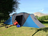 Large Camping Tent Tunnel Tent with 2 Bedroom and Living Area, 2000mm Waterproof, Portable with Bag T3398P349000