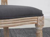 Set of Two French-Inspired Wooden Dining Chairs - Grey T3398P328309