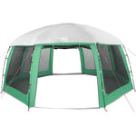 ZNTS Pool Tent with Removable Fly & Mesh Walls Sea Green 690x690 cm 4100641