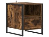 Bedside Table Smoke Oak 39.5 x 30 x 50 cm Engineered Wood 886658