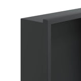 Shower Niche Matt Black 32x32x9 cm Stainless Steel 4005126