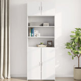Wall Cabinet White 80x42.5x40 cm Engineered Wood 846124