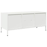 ZNTS TV Cabinet White 101.5x39x43.5 cm Cold-rolled Steel 851303