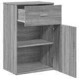 Storage Cabinet Grey Sonoma 56.5x39x90 cm Engineered Wood 840714