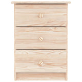 Bedside Cabinet ALTA 41x35x55.5 Solid Wood Pine 353917