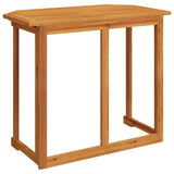 Bistro Table 90x50x75 cm Solid Acacia Wood 44039