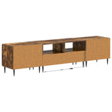 5 Piece LED TV Cabinet Smoked Oak Engineered Wood 3416522