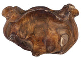 Fruit Bowl JEPARA Teak Brown 35 cm Solid Teak Wood 42010345