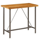 ZNTS Bar Table Solid Reclaimed Teak 120x58x106 cm 245804