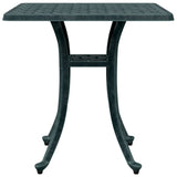Garden Table Green 53x53x53 cm Cast Aluminium 4002822