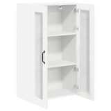 Wall Glass Cabinet PORTO White 60 x 31 x 100 cm Engineered Wood 885525