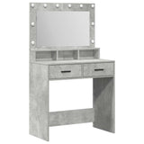Dressing Table Concrete Grey 79 x 41 x 135 cm Engineered Wood 865085