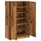 Shoe Cabinet Old Wood 59x35x100.5 cm Engineered Wood 856993