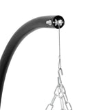 Fire Pit with Adjustable Grill Grate 55.5 x 107.5 cm Steel 42037872